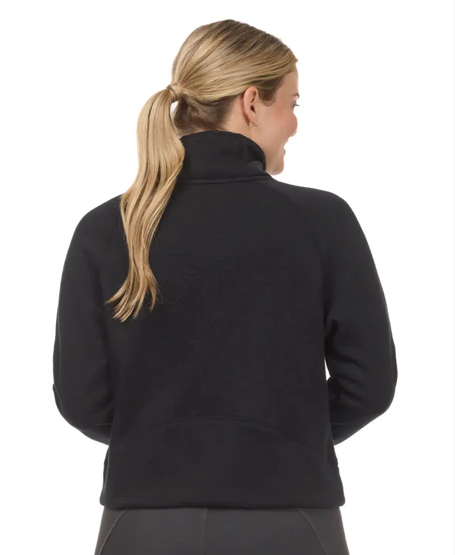 Etched Equine Half Zip Sweatshirt Kerrits#color_black