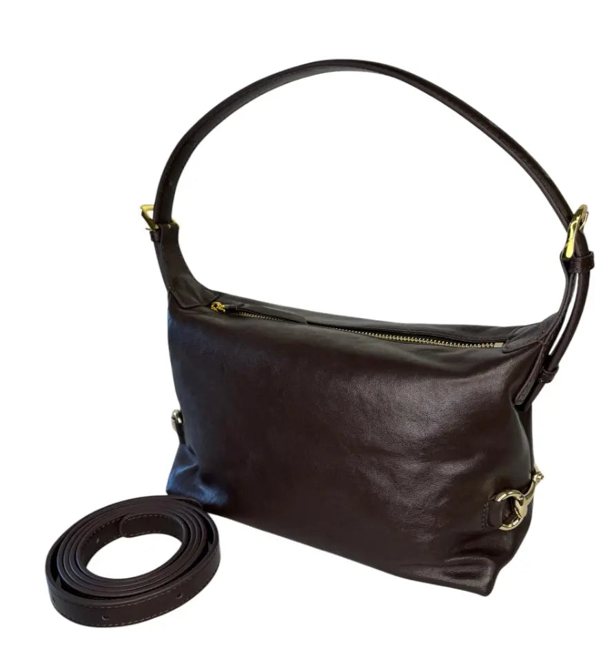 Tucker Tweed Bethany Snaffle Bit#color_brown-gold