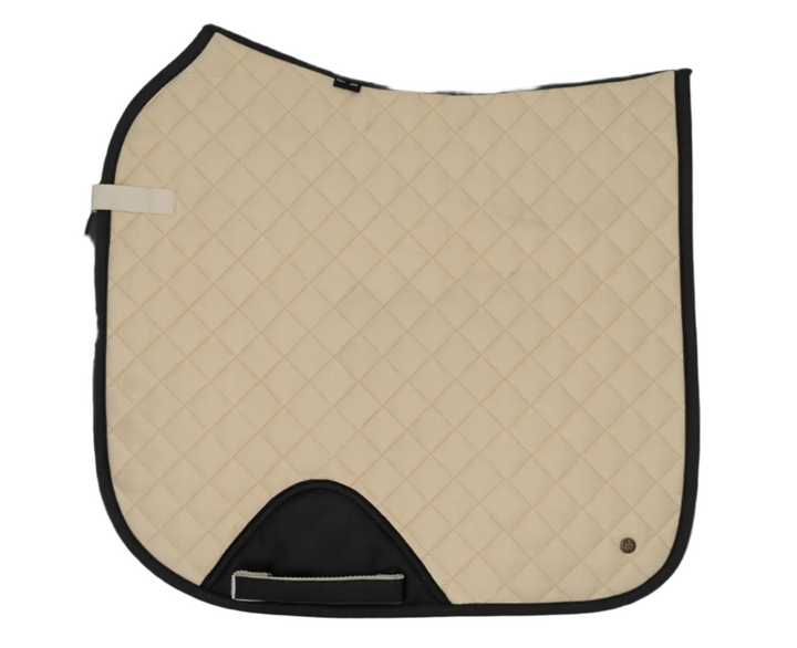 16 Cypress Ivory & Black Saddle Pad - Dressage 16 Cypress