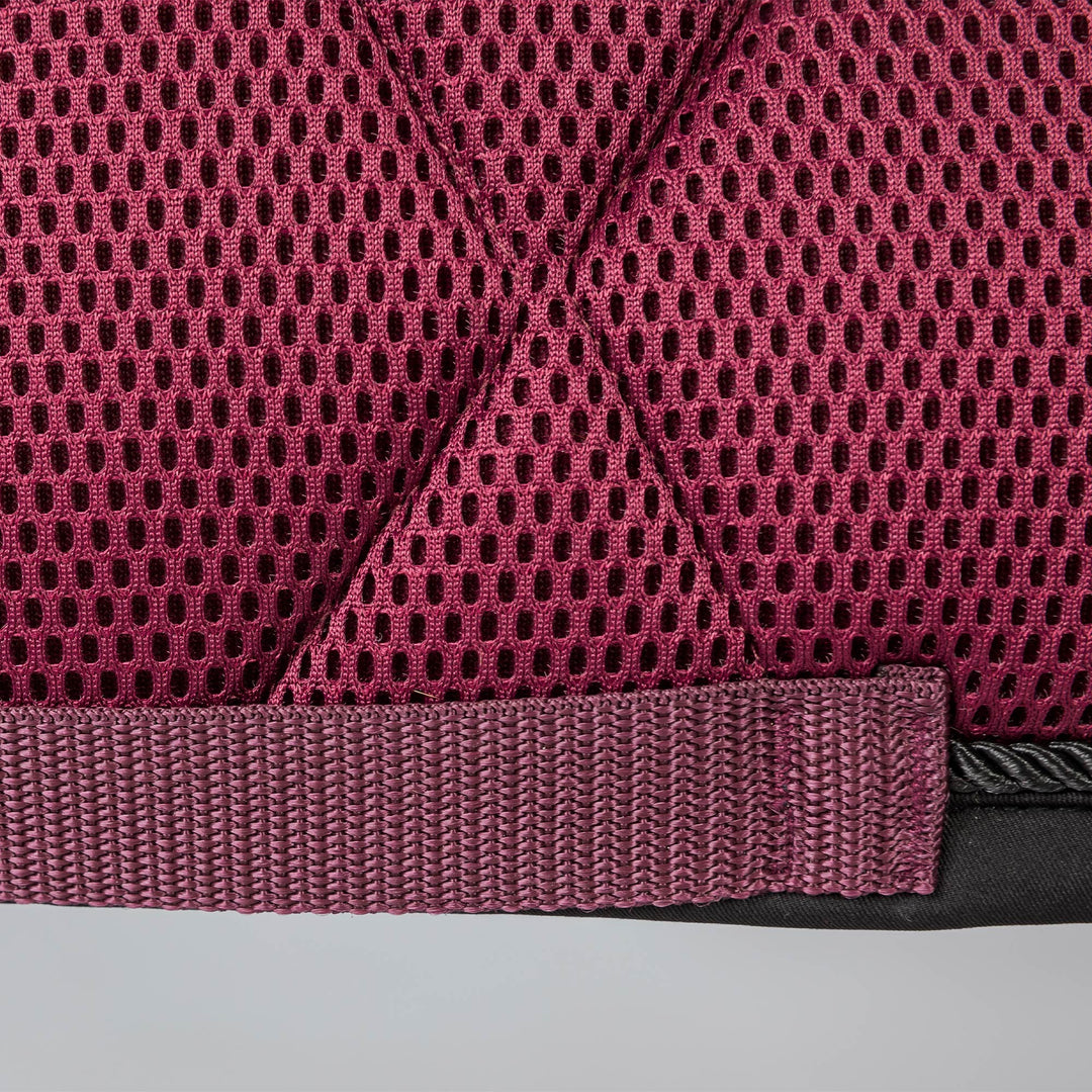 Back on Track Airflow Saddle Pad#color_burgundy