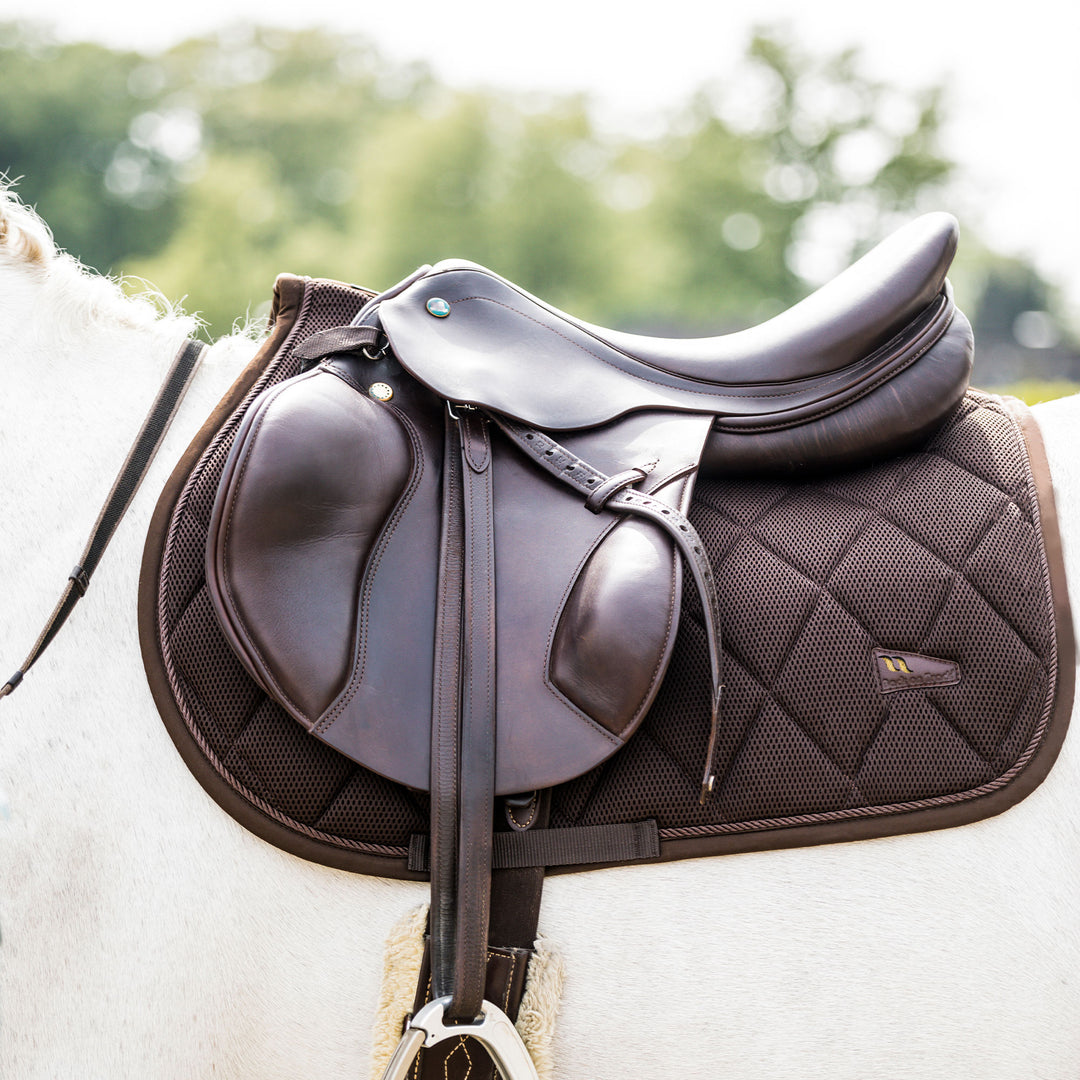 Back on Track Airflow Saddle Pad#color_brown