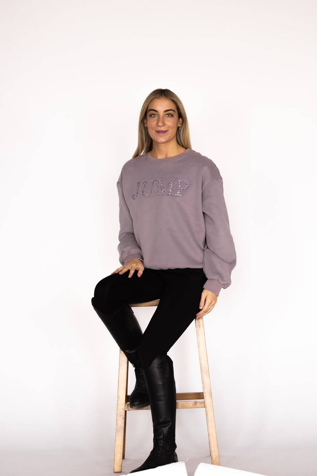 JUMP - Lavender Equestrian Sweatshirt