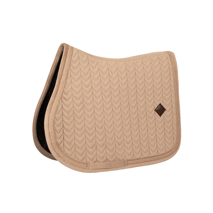 Kentucky Velvet Fishbone Plaited Glitter Rope Jump Pad - Beige