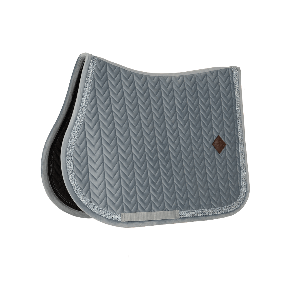 Kentucky Velvet Fishbone Plaited Glitter Rope Jump Pad - Light Blue