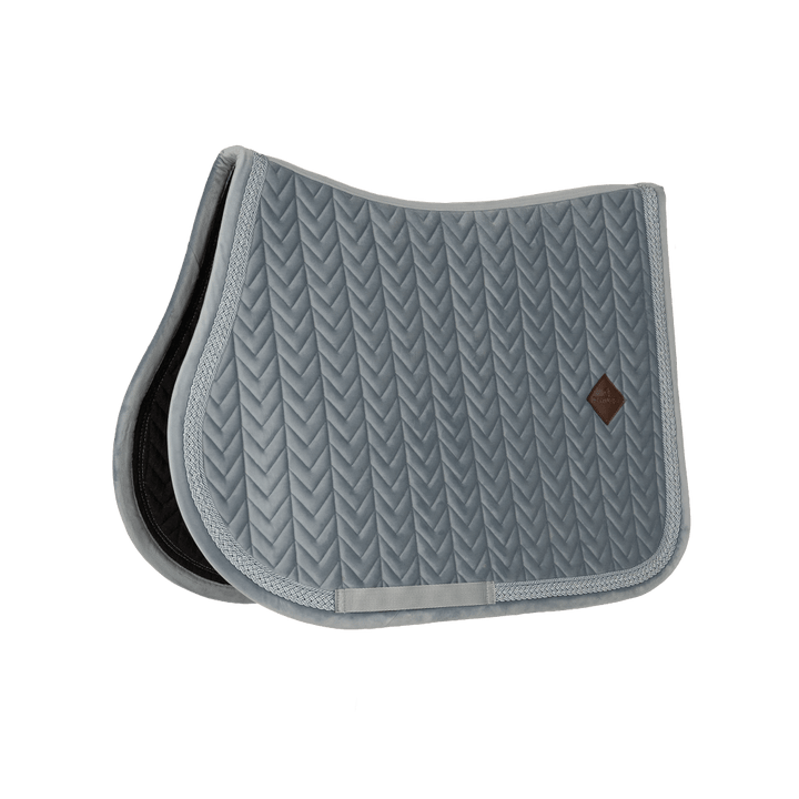 Kentucky Velvet Fishbone Plaited Glitter Rope Jump Pad - Light Blue