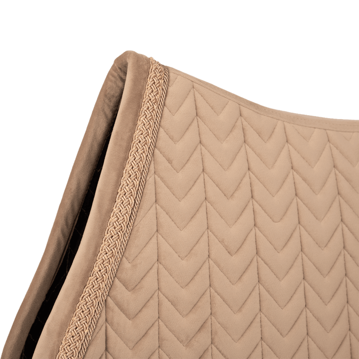Kentucky Velvet Fishbone Plaited Glitter Rope Jump Pad - Beige