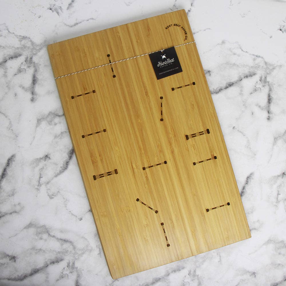 Double-Sided Dressage + Jump Course Horse Cutting Board