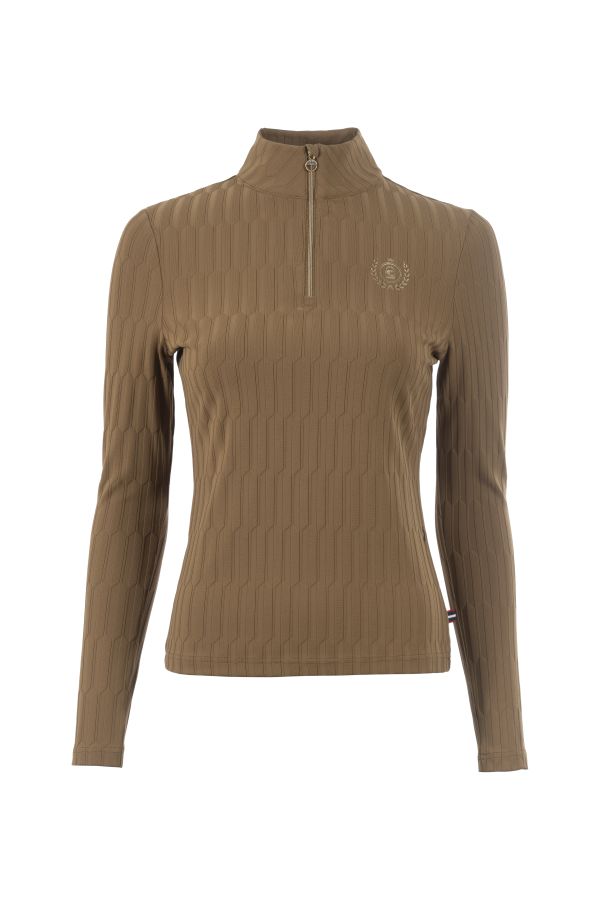 Cavallo Libra Textured 1/4 Zip Long Sleeve