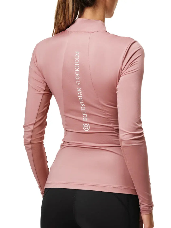 Air Breeze Long Sleeve Sun Shirt Pink Equestrian Stockholm