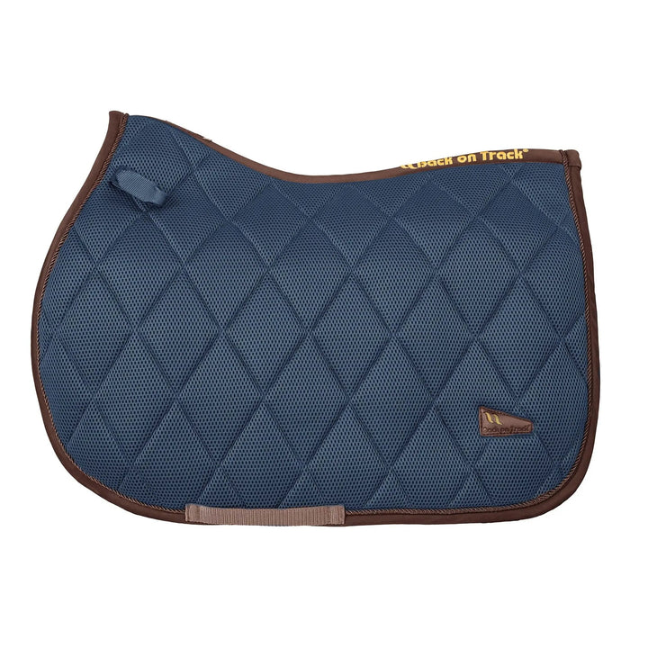 Back on Track Airflow Saddle Pad#color_navy