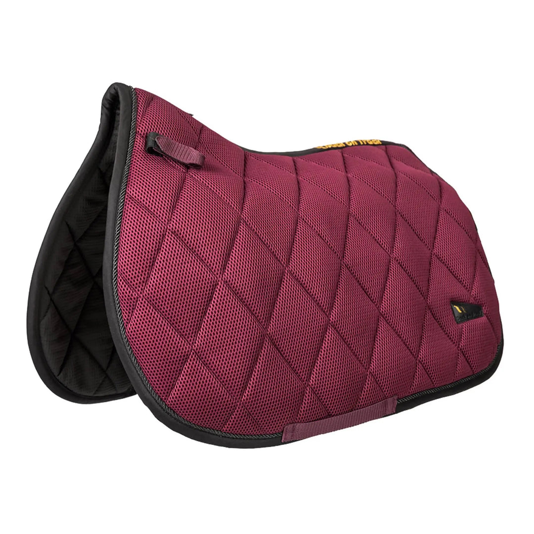 Back on Track Airflow Saddle Pad#color_burgundy
