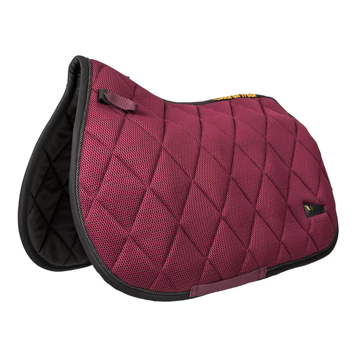 Back on Track Airflow Saddle Pad#color_burgundy