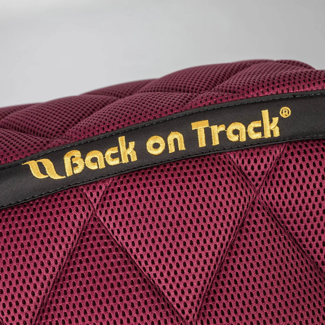 Back on Track Airflow Saddle Pad#color_burgundy