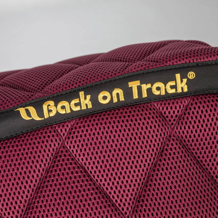 Back on Track Airflow Saddle Pad#color_burgundy
