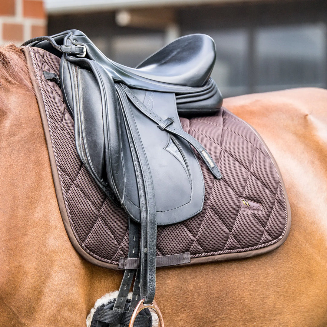 Back on Track Airflow Saddle Pad#color_brown