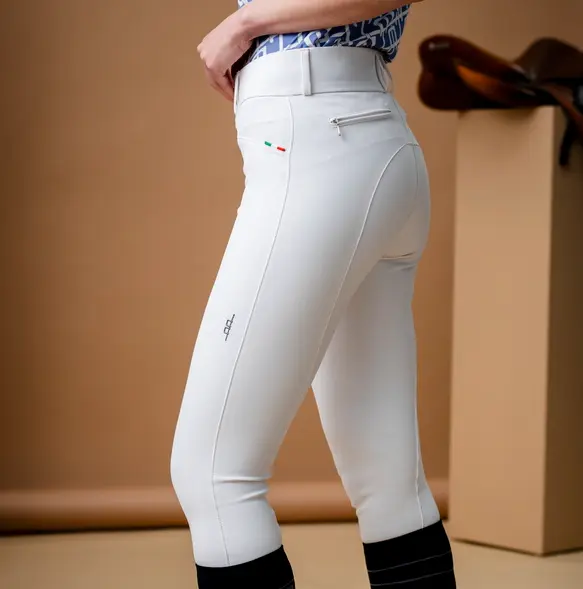 Alessandro Albanese® Aria Mid Rise Breeches - Full Grip & Knee Grip Horseware
