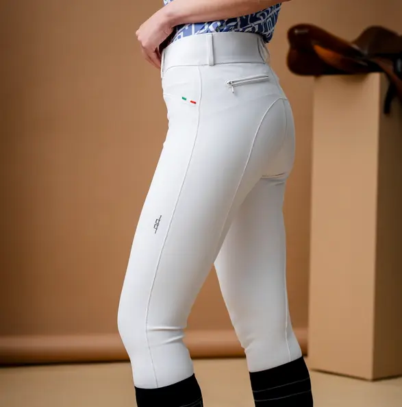 Alessandro Albanese® Aria Mid Rise Breeches - Full Grip & Knee Grip Horseware