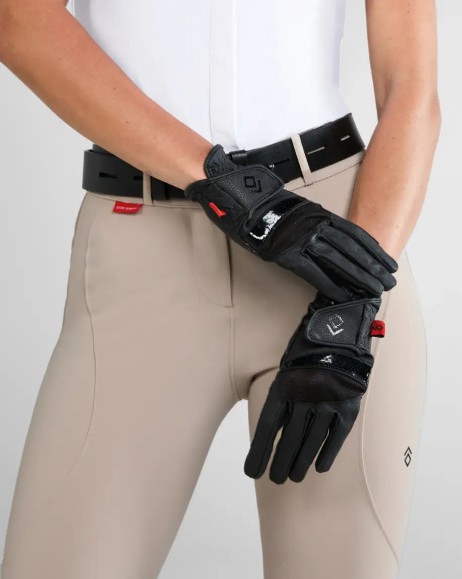 Aztec Diamond Hunter Beige Core Mid Rise Breeches Aztec Diamond