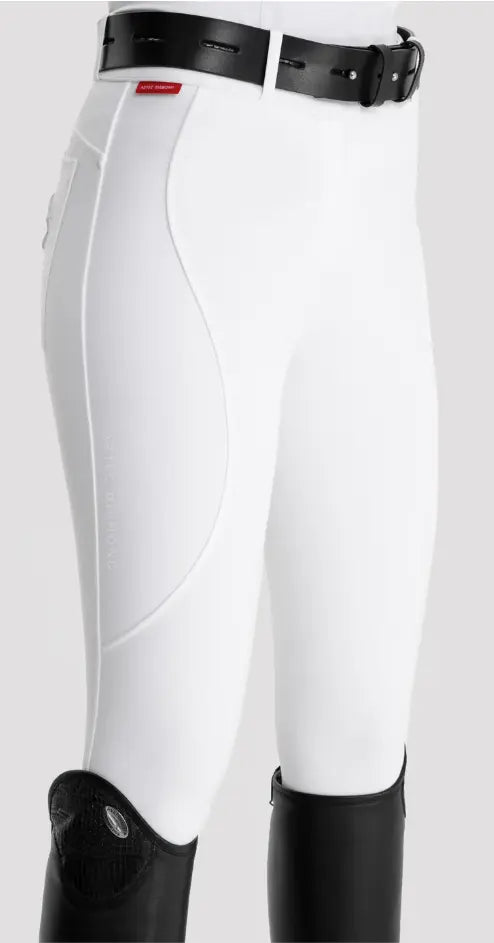 Aztec Diamond White Core Mid Rise Breeches Aztec Diamond