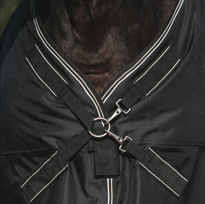 Back on Track Obsidian 150g Turnout with Neck Cover Back on Track