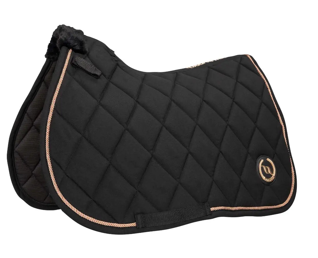 Back on Track Haze Saddle Pad#color_black-rose
