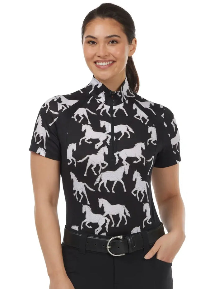 Balance Ice Fil® Short Sleeve - Equine Studies Print Kerrits