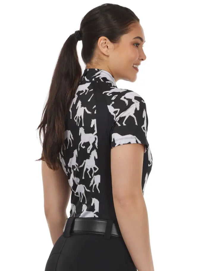 Balance Ice Fil® Short Sleeve - Equine Studies Print Kerrits