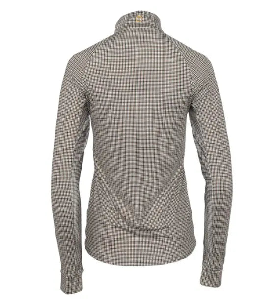 Bay Houndstooth 1/4 Zip Long Sleeve Dapplebay
