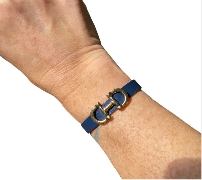 Bilbao Leather Snaffle Bracelet Lilo Collections