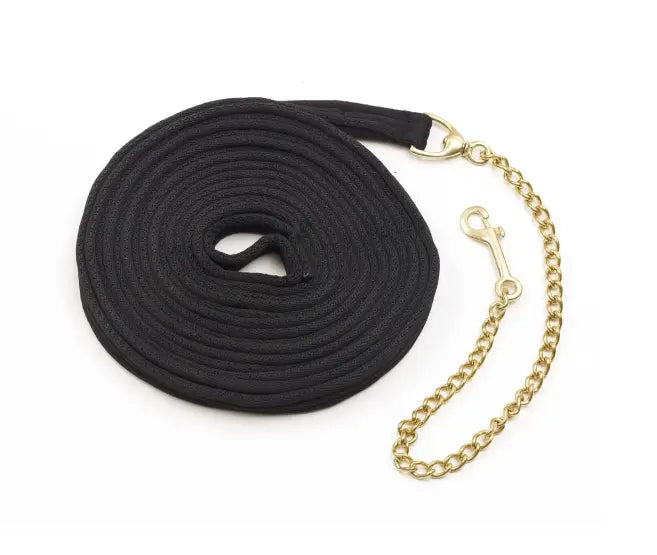 Black Soft Grip Lunge Line with Donut Centaur