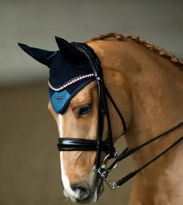 Blue Meadow Glimmer Dressage Pad + Bonnet Bundle Equestrian Stockholm