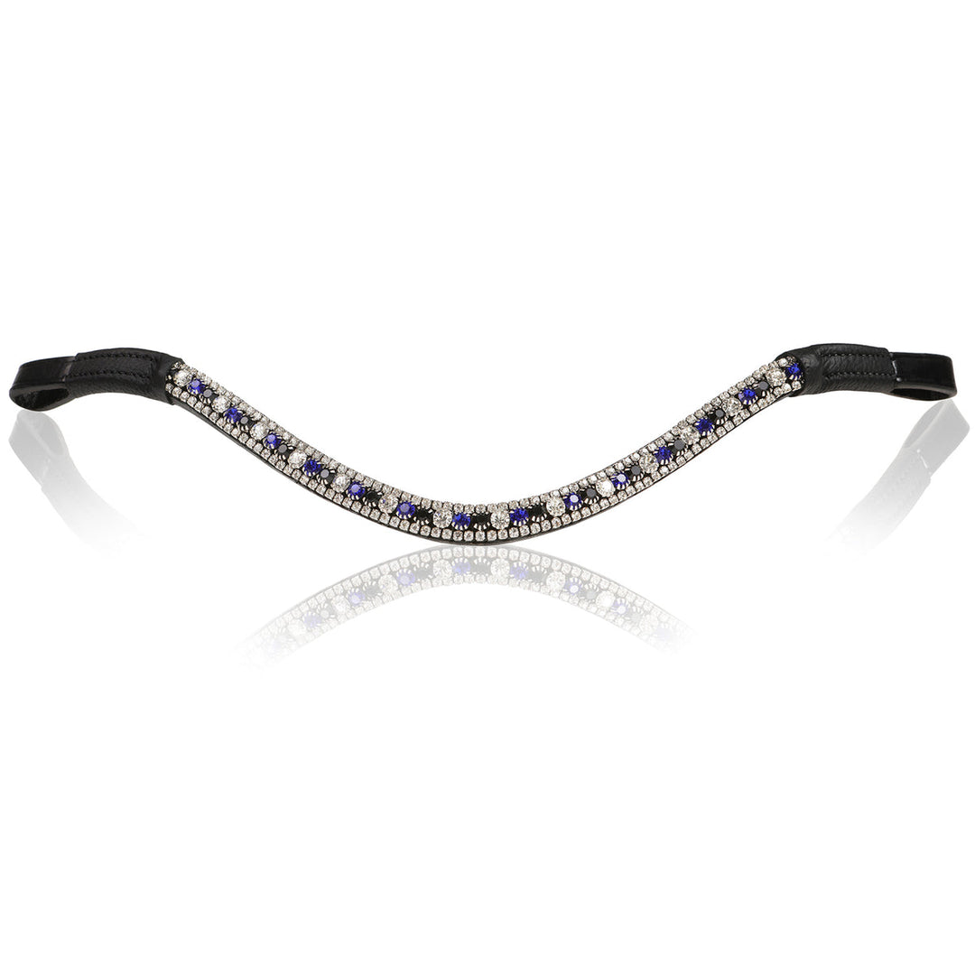 Lumiere Blue Crystal Browband - detail