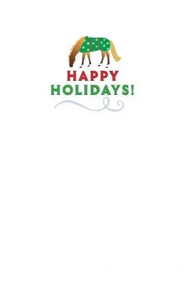 Box of Eight Christmas Cards - New England Holiday Horse Hollow Press