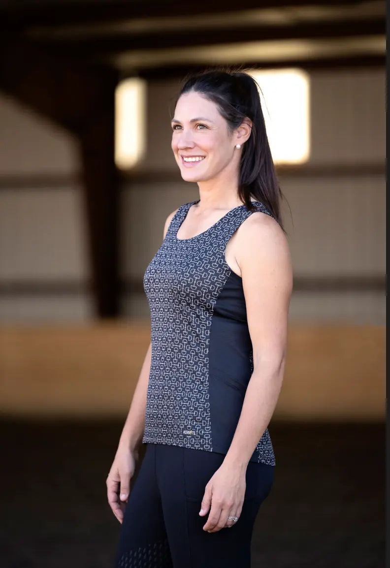 Breeze Ice Fil® Tank - Black Connect the Bits Kerrits