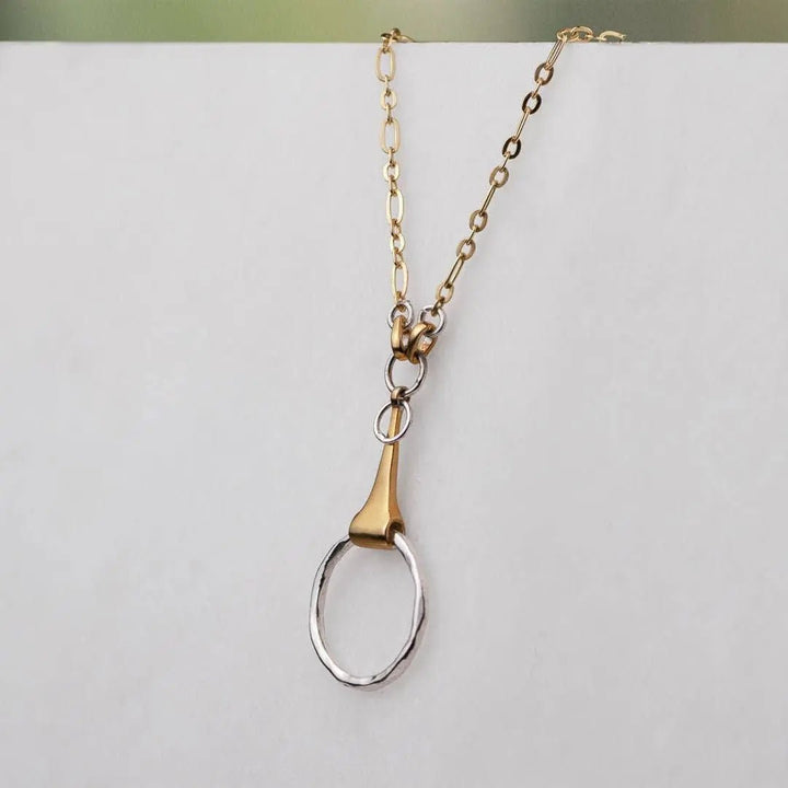 Camden - Two Tone Equestrian Horse Bit Necklace URBAN-EQUESTRIAN