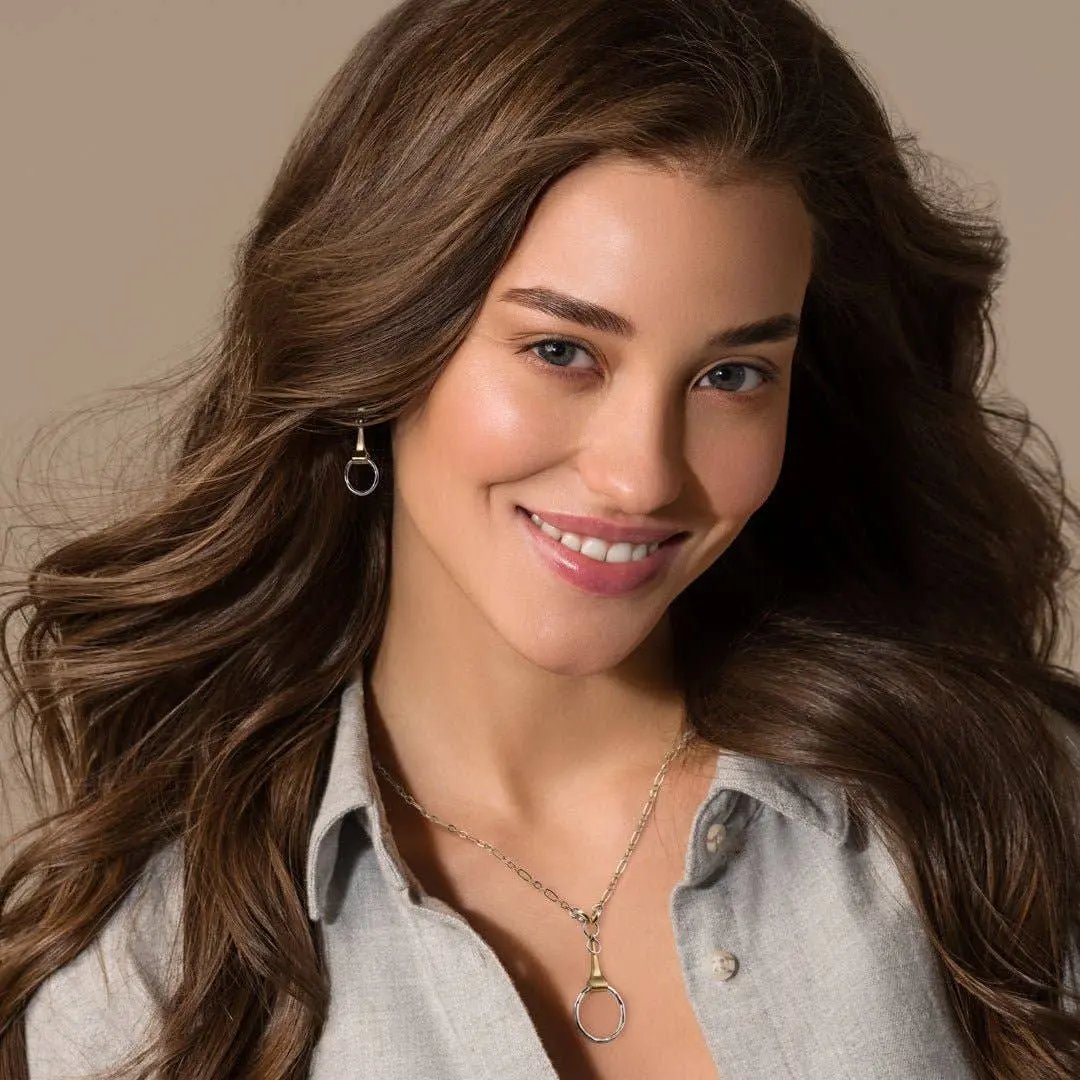 Camden - Two Tone Equestrian Horse Bit Necklace URBAN-EQUESTRIAN