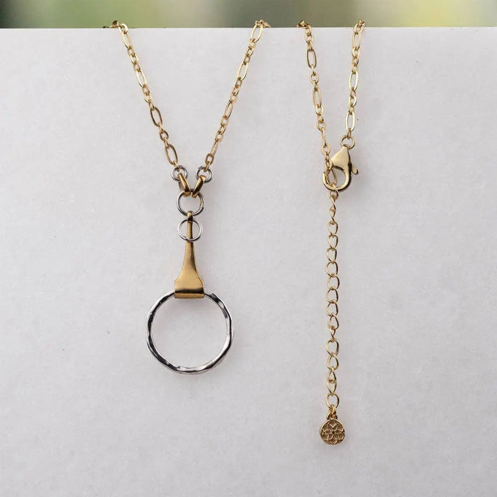 Camden - Two Tone Equestrian Horse Bit Necklace URBAN-EQUESTRIAN