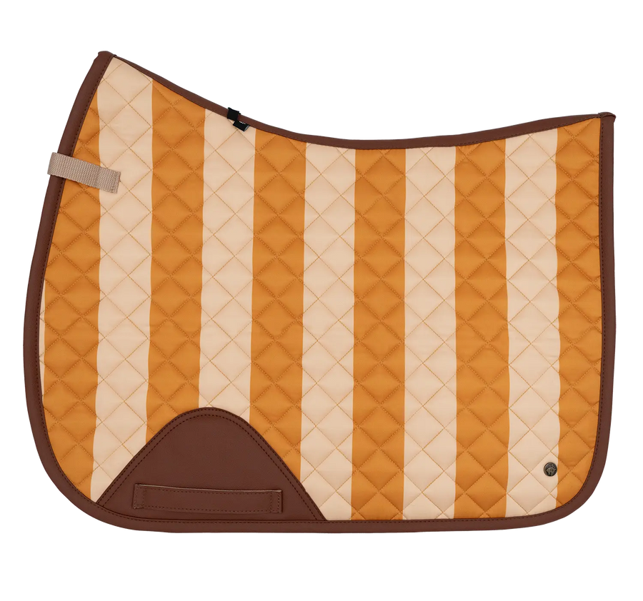 Capri Stripe Saddle Pad 16 Cypress