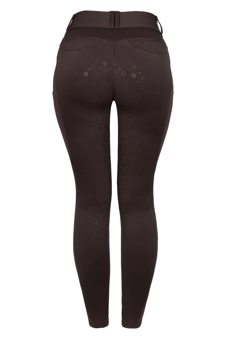 Cavallo Caval Candera Full Grip Breeches - Café Noir