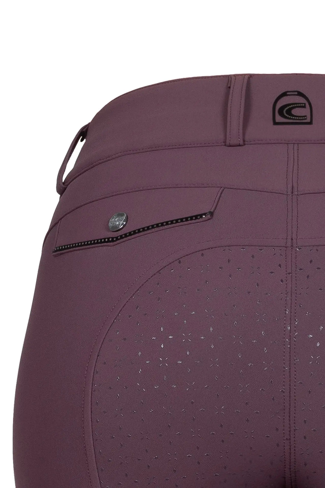 Cavallo Cavalcora Grip Mobile Full Seat Breeches - Dusty Plum detail
