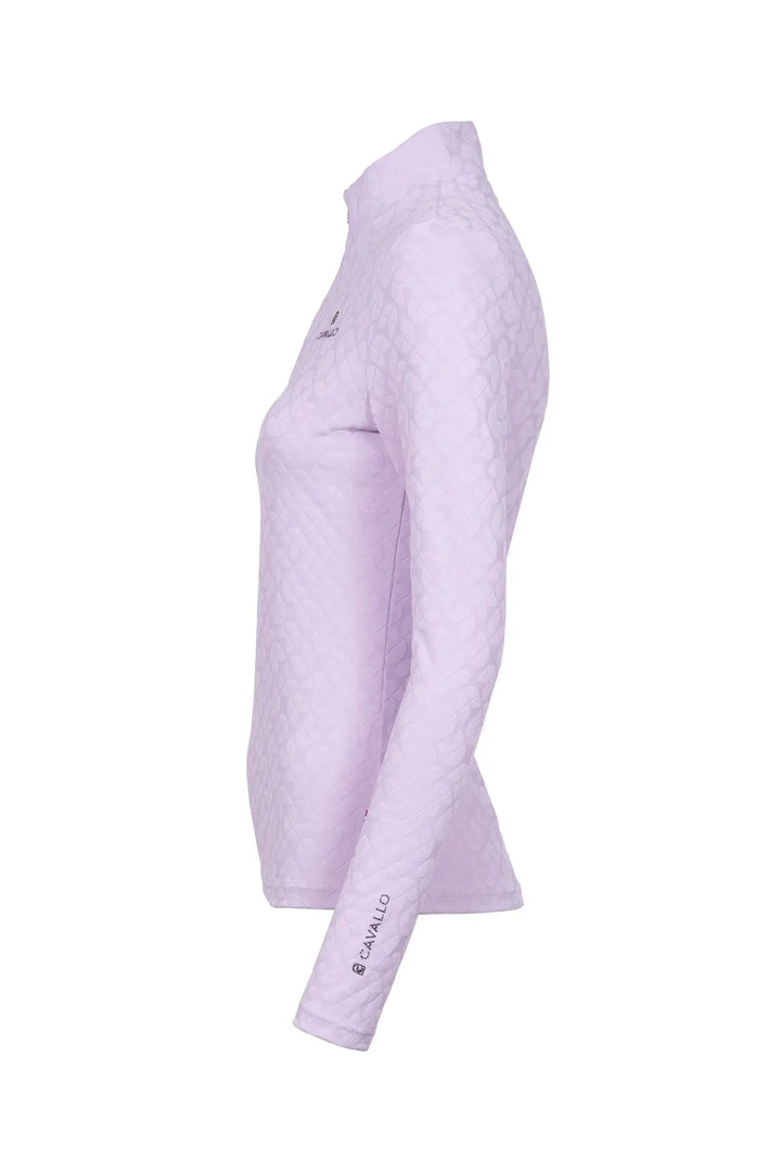 Cavallo Cavaldarsha Jacquard Half Zip - Iced Lilac