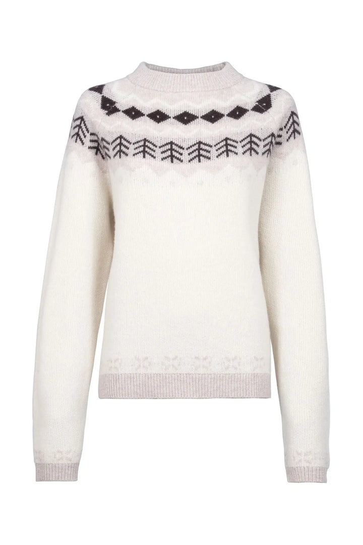 Cavallo Cavaldena Norwegian Wool Knit Sweater - Off White