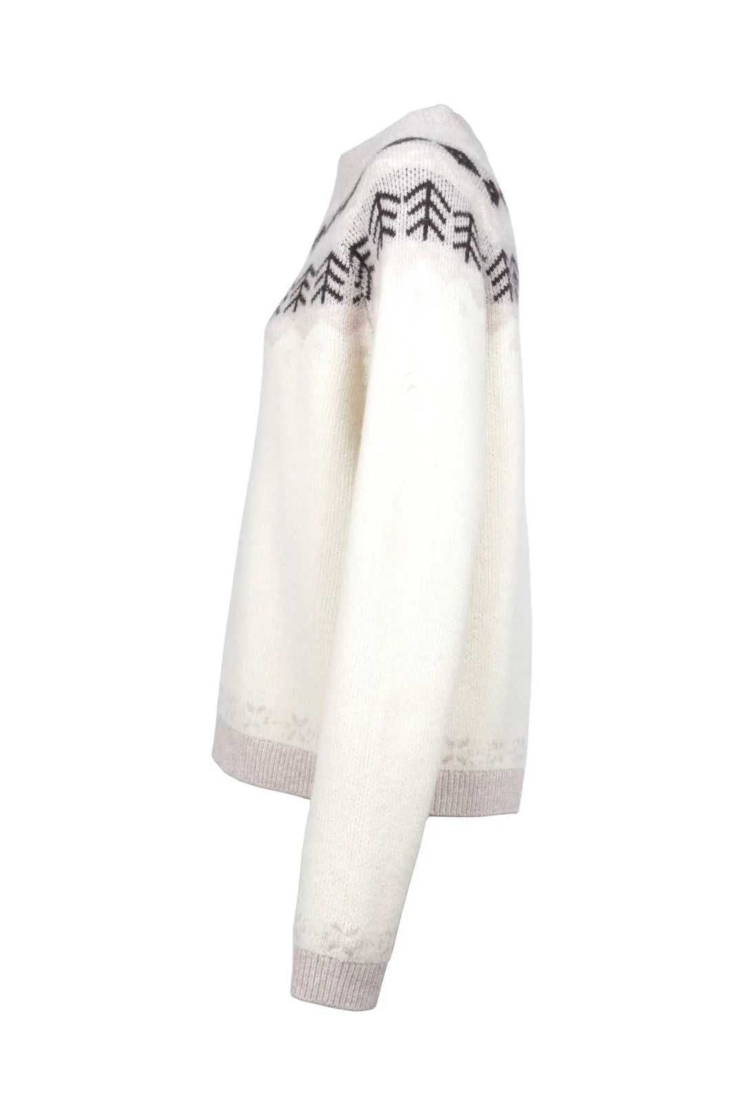 Cavallo Cavaldena Norwegian Wool Knit Sweater - Off White