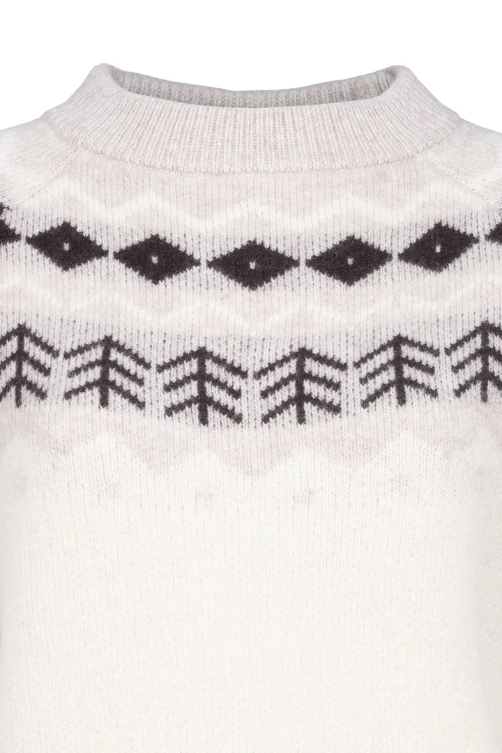 Cavallo Cavaldena Norwegian Wool Knit Sweater - Off White detail