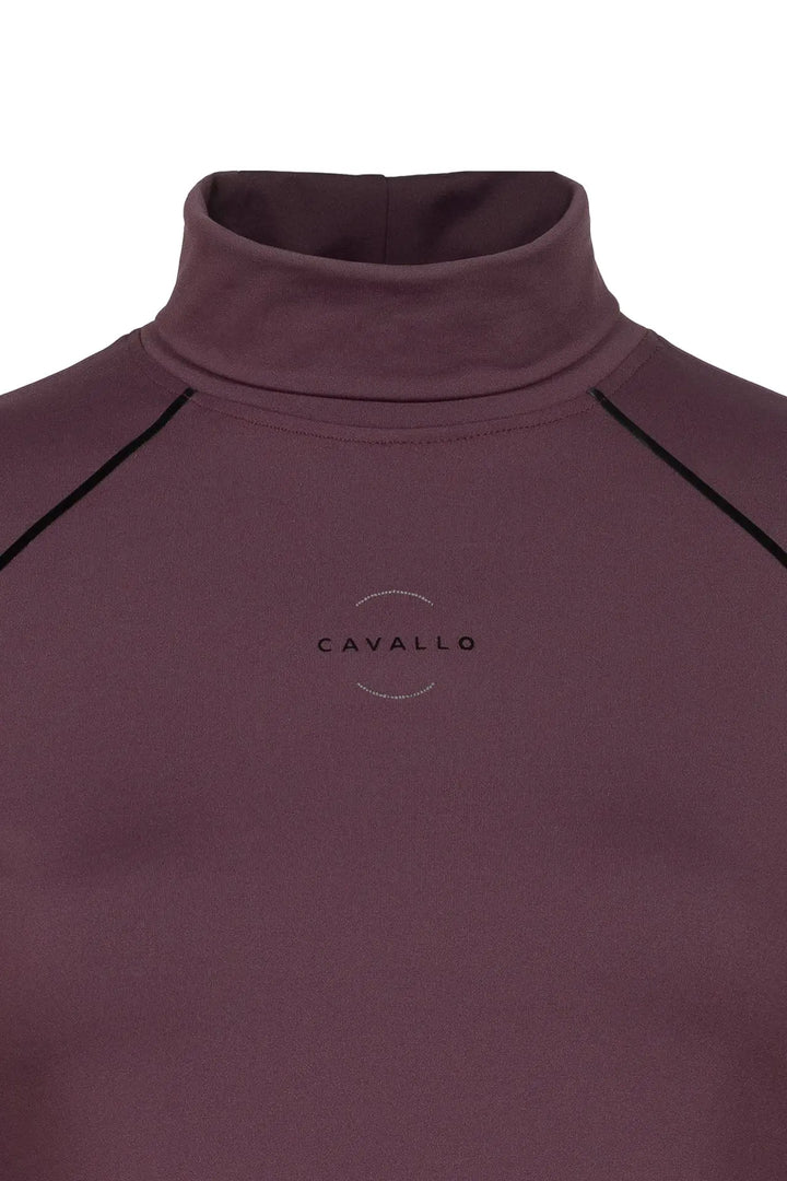 Cavallo Cavaldesa Turtleneck Long Sleeve - Dusty Plum detail