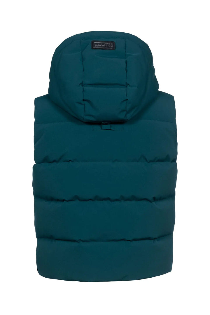 Cavallo Cavaldiana Quilted Vest - Dark Peacock