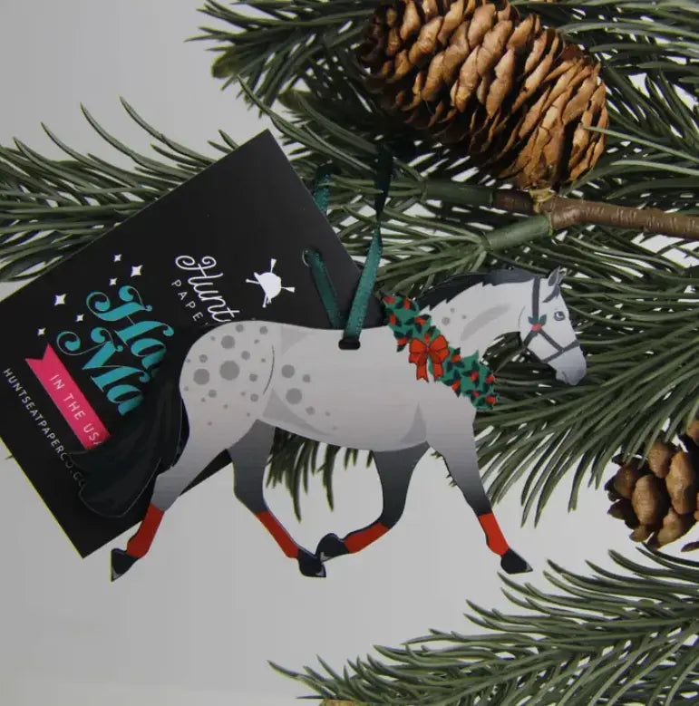 Christmas Horse Ornaments Hunt Seat Paper Co.