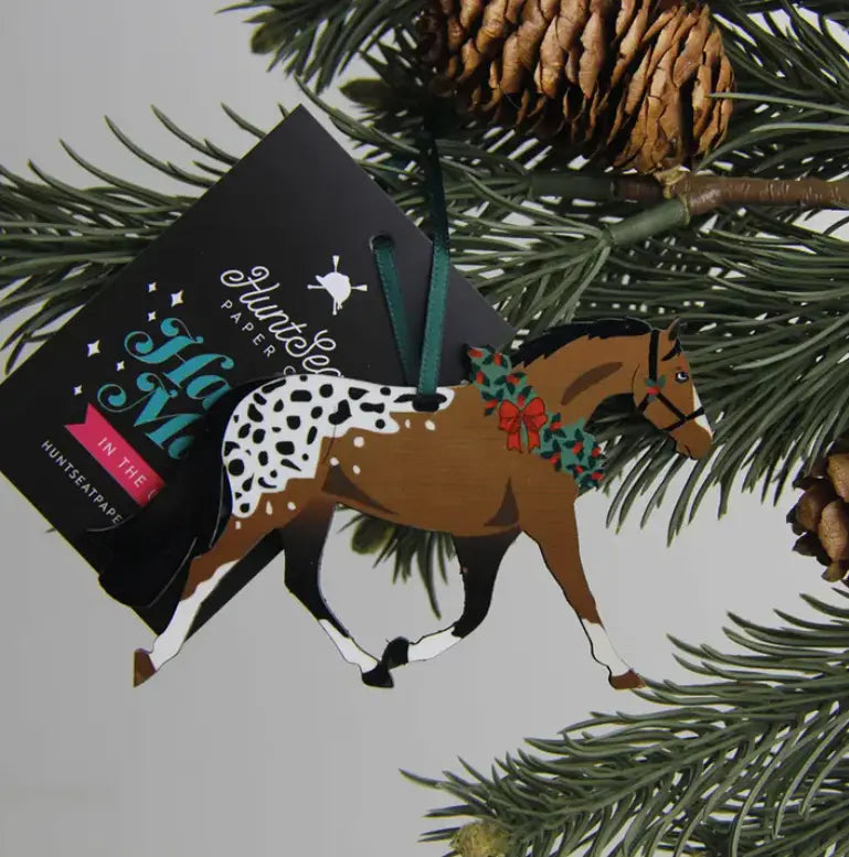 Christmas Horse Ornaments Hunt Seat Paper Co.