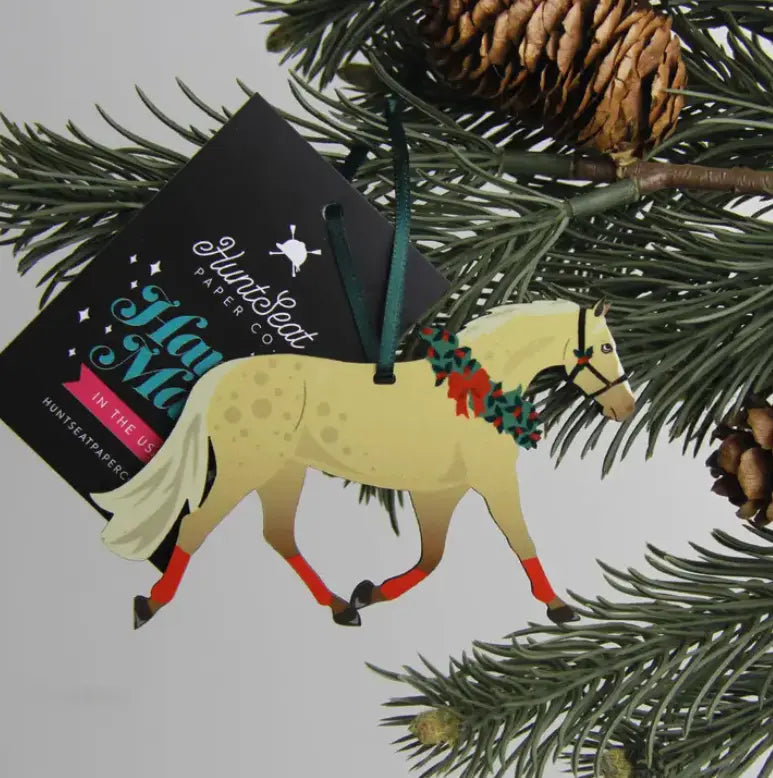 Christmas Horse Ornaments Hunt Seat Paper Co.