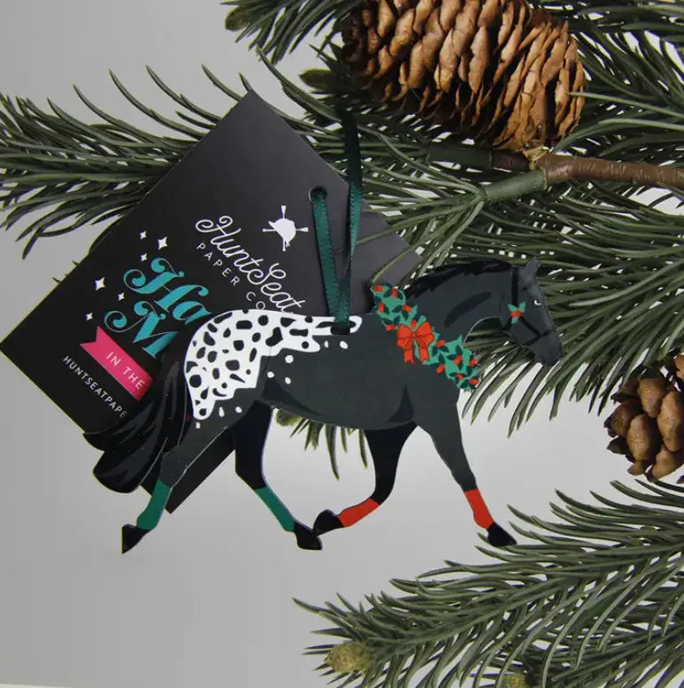 Christmas Horse Ornaments Hunt Seat Paper Co.